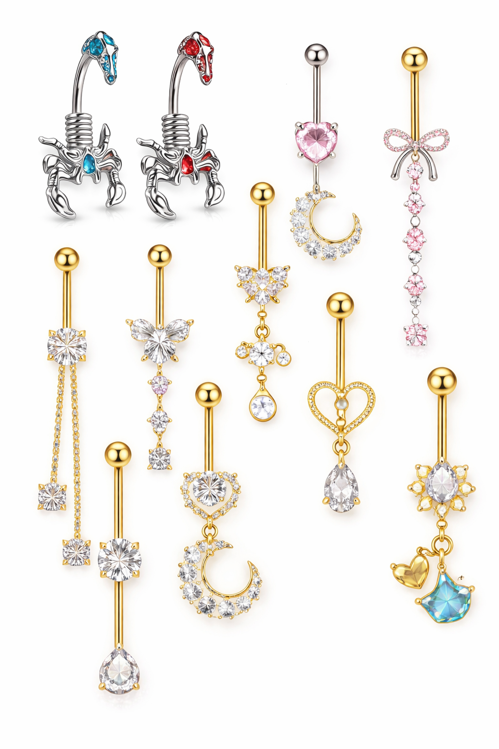 Large Belly Button Ring